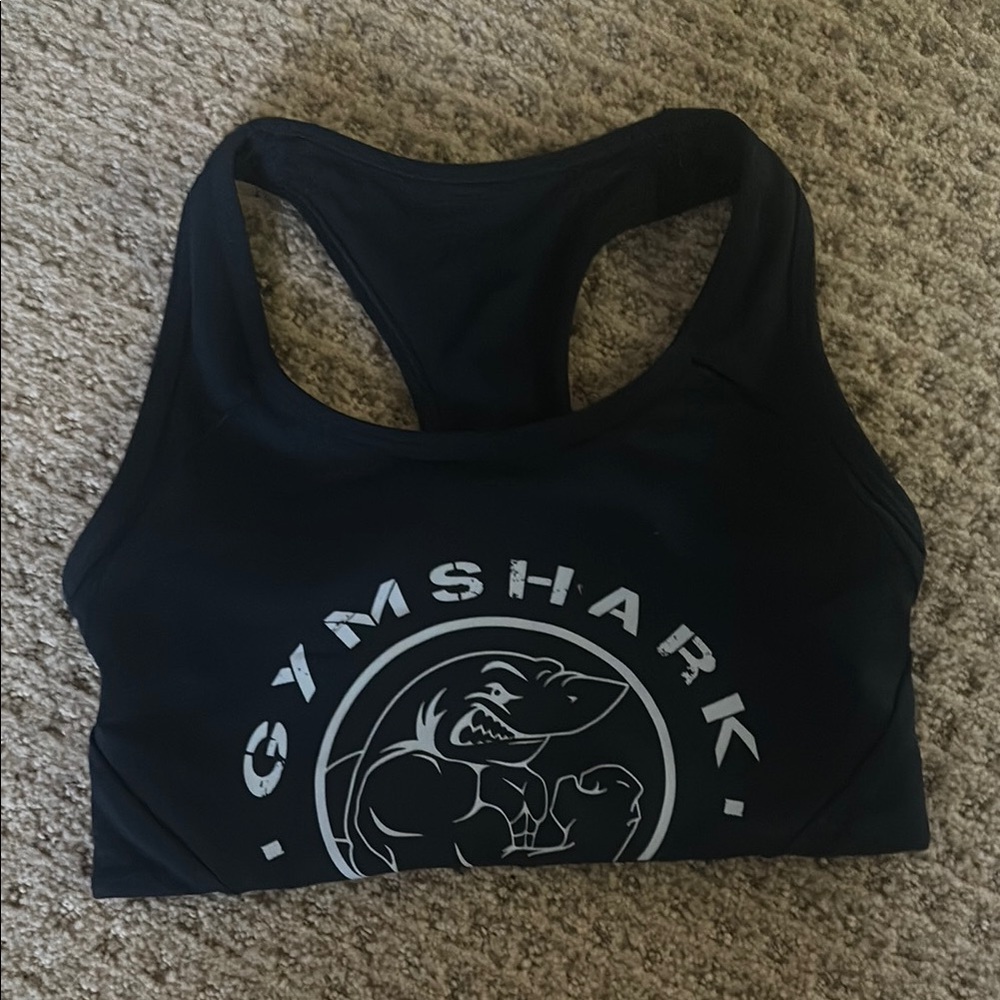 Gymshark Navy Legacy Racerback Sports Bra